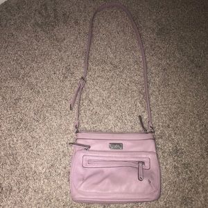 Lavender cross body purse